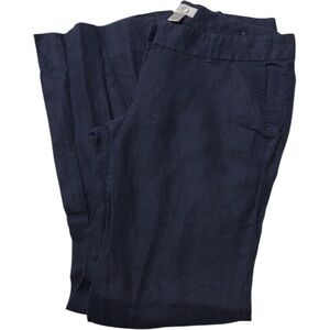 🌺LOFT NAVY 100% LINEN MARISA PANTS